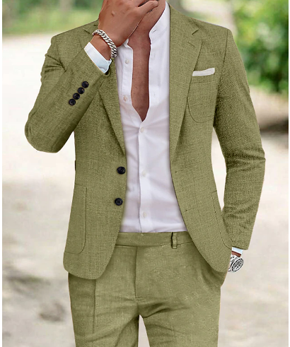 WILLIAM | Stylish and Airy Men's Suit for Ultimate Comfort - Lizabella Fashion
