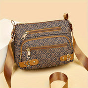 Alayah | Retro Letter Print Crossbody Bag