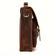 Jesse | Vintage Leather Crossbody Messenger Laptop Handbag
