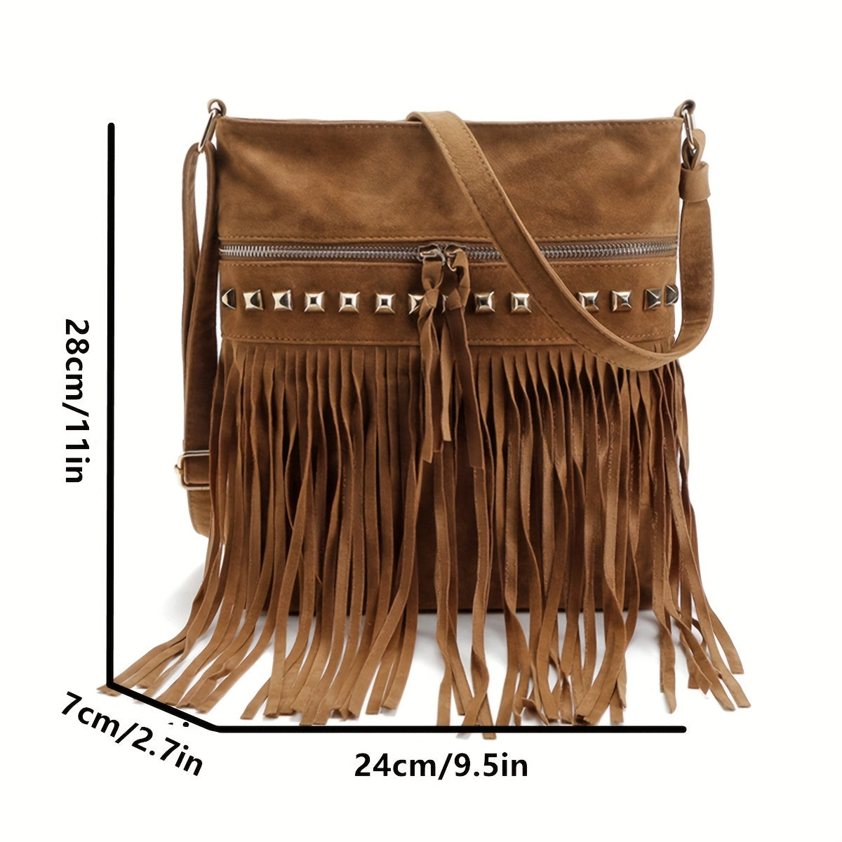 Katelyn | Vintage Fringe Crossbody Bag