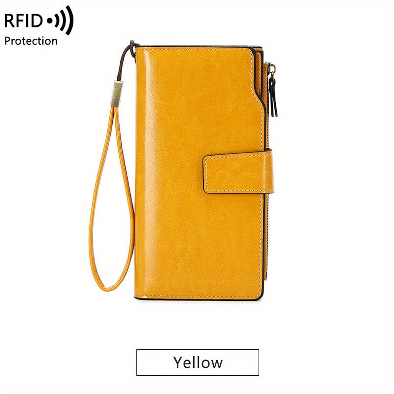 Tiffany | Timeless Multi-Slot RFID-Secure Travel Wallet