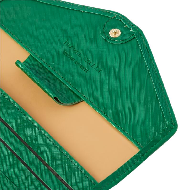 Alexia | Green Travel Wallet Passport Holder
