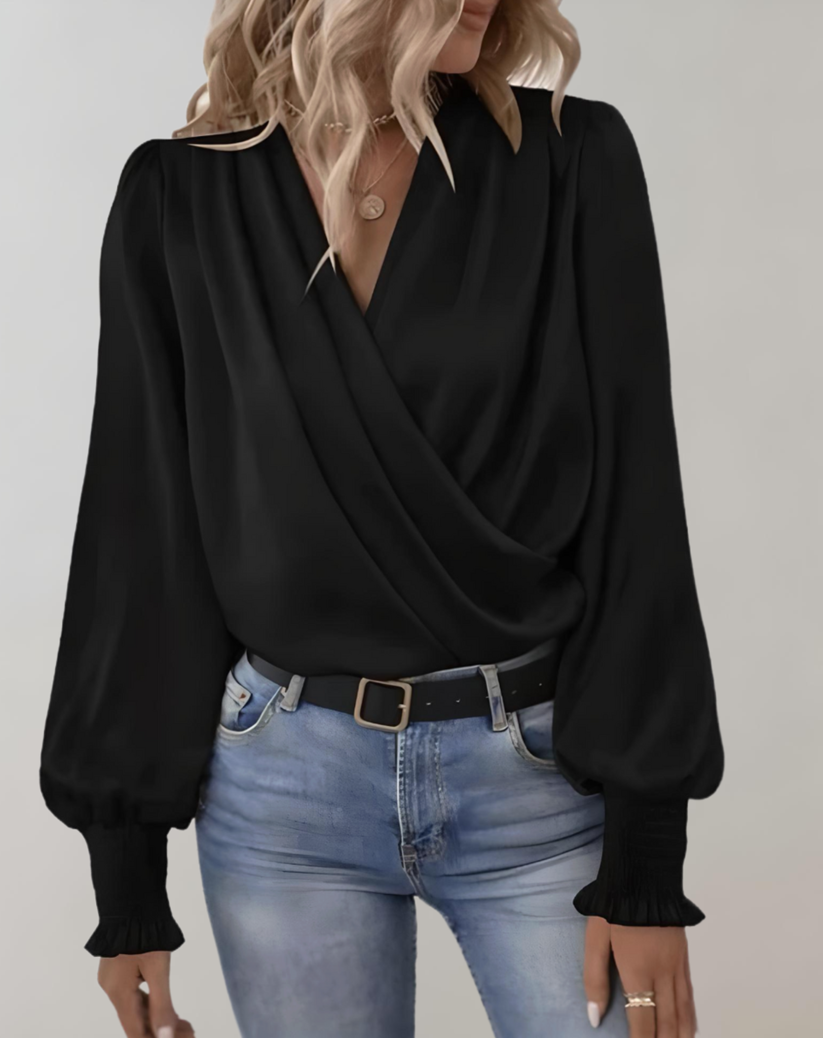 Kath | Stylish and Comfortable Long-Sleeve Blouse