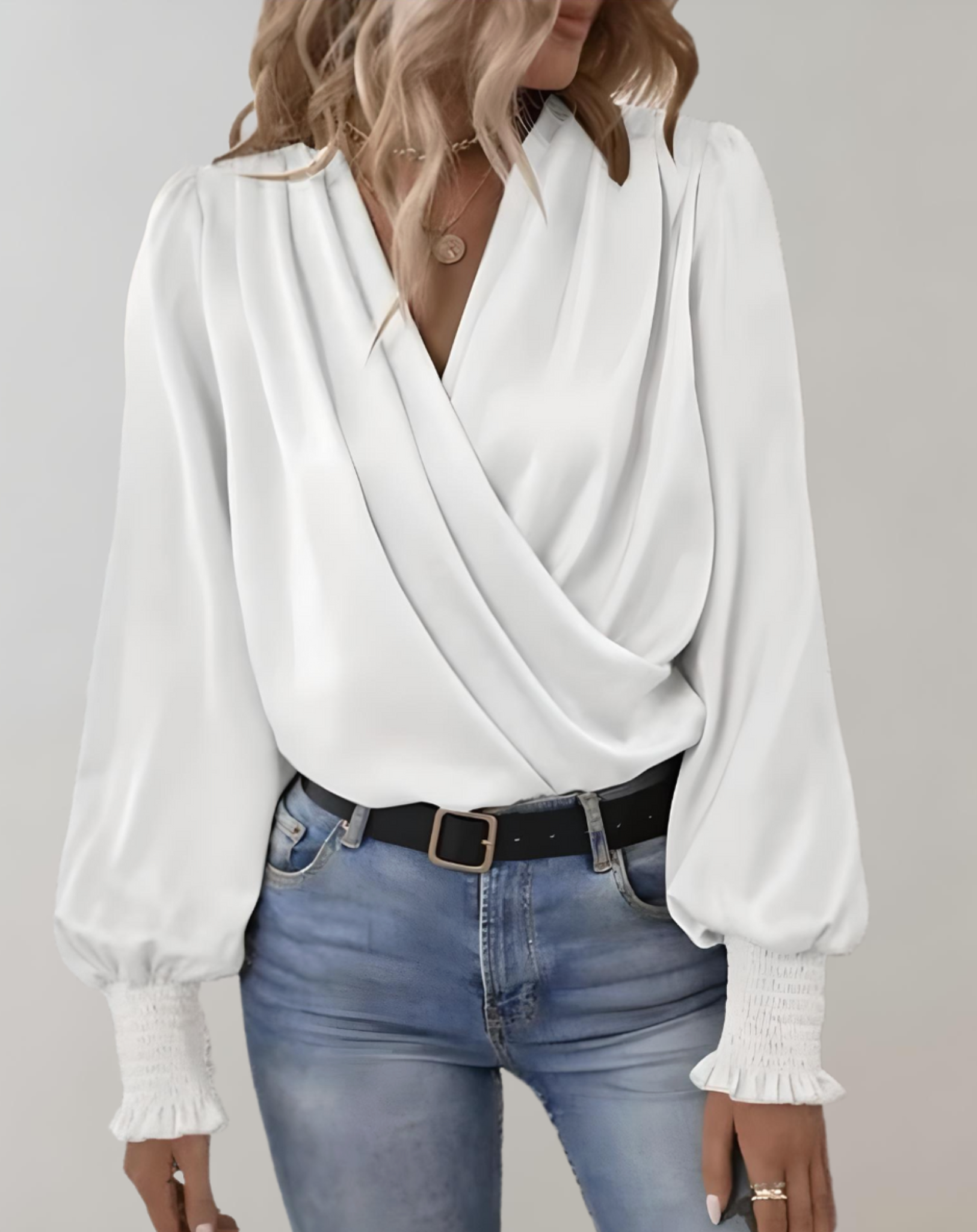 Kath | Stylish and Comfortable Long-Sleeve Blouse