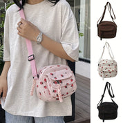 Ellison | Strawberry Delight Corduroy Crossbody Bag