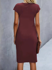 Ava | Chic Crew Neck Dress – Effortless Day-to-Night Sophistication