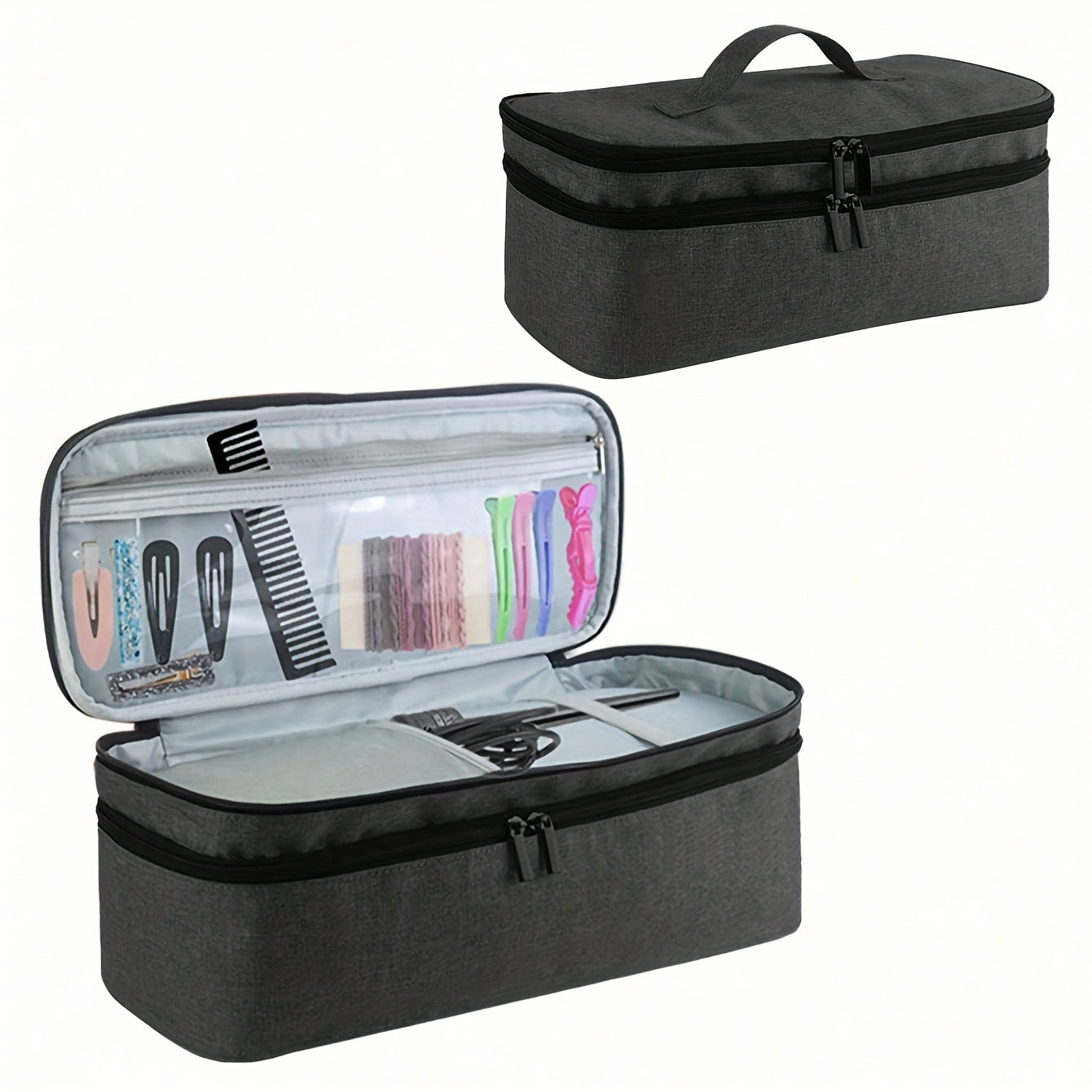 Waverly | Double-Layer Travel Cosmetic Organiser