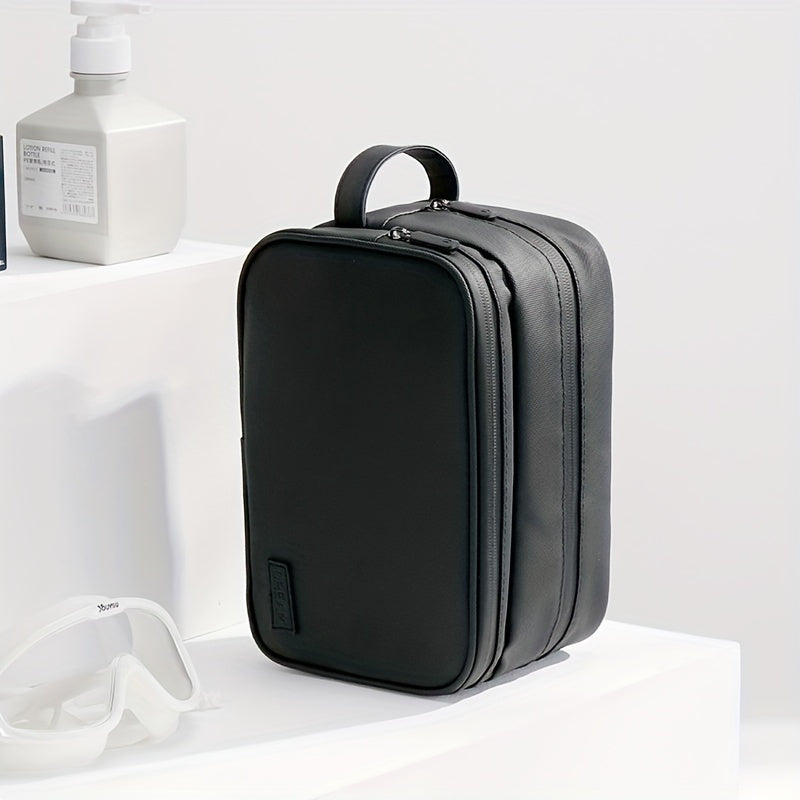 Kamiyah | Portable and Compact Dual-Layer Travel Essentials Bag