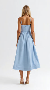 Aurelia Flowing Midi Dress - Light, Elegant, Effortlessly Stylish