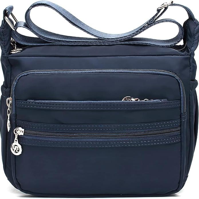 Rosa | Lightweight Multi-Pocket Crossbody Messenger Travel Bag