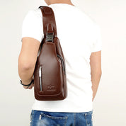 Stylish Men's Vintage Anti-Theft Sling Bag