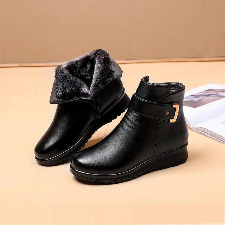 Allie | Cozy Ankle Boots – Your Winter-Ready Essential