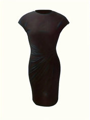 Ava | Chic Crew Neck Dress – Effortless Day-to-Night Sophistication