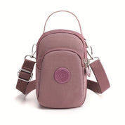 Mylah | Minimalist Solid Nylon Crossbody Small Handbag