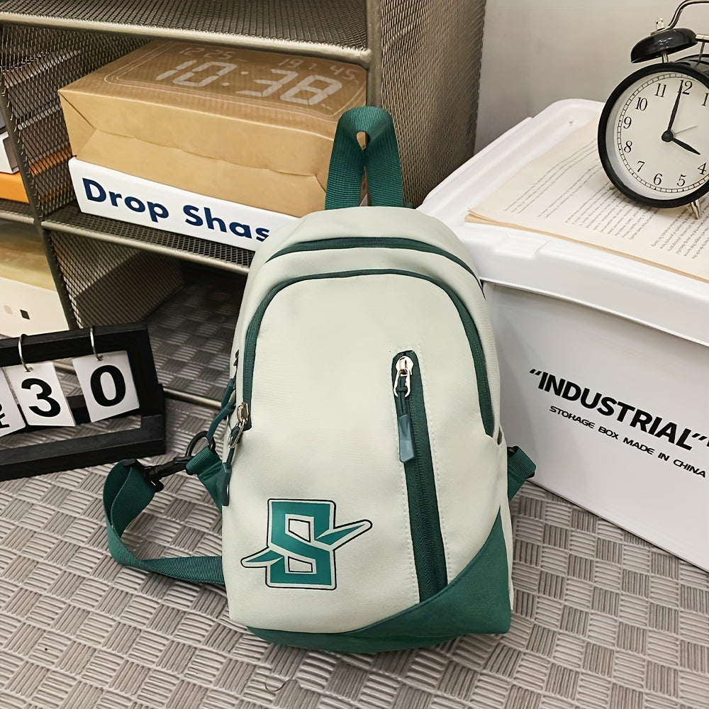 Cameron | Geometric Nylon Crossbody Bag