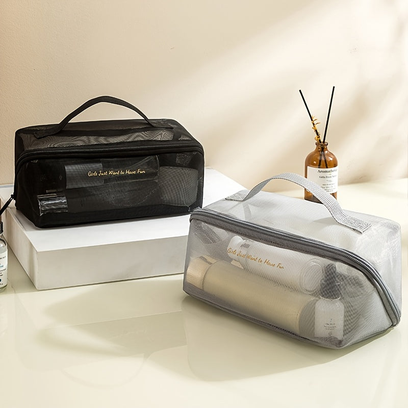 Elia | Spacious Mesh Travel Toiletry Bag