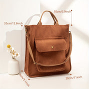 Adele | Corduroy Crossbody Travel Handbag