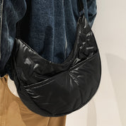Grey | Cozy Padded Crossbody Bag