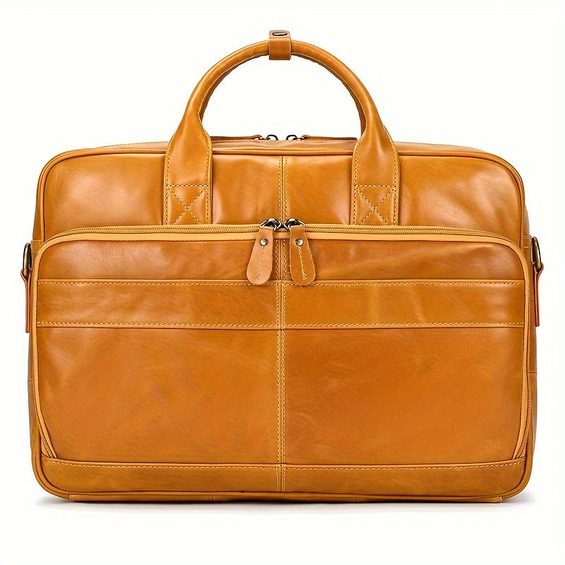 Ben | Leather Crossbody Messenger Laptop Handbag