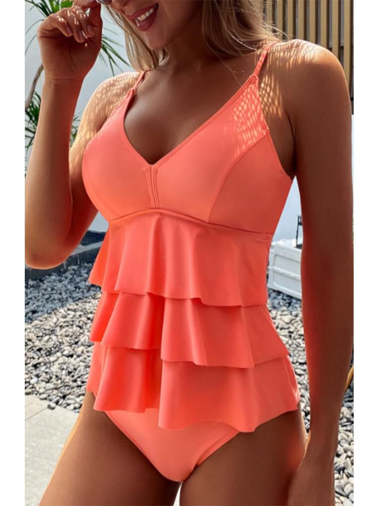 Tessa | Tiered Ruffle Swimwear