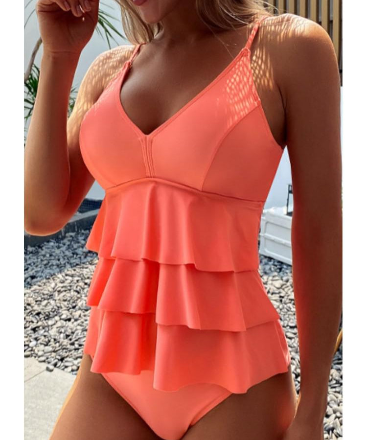 Tessa | Tiered Ruffle Swimwear