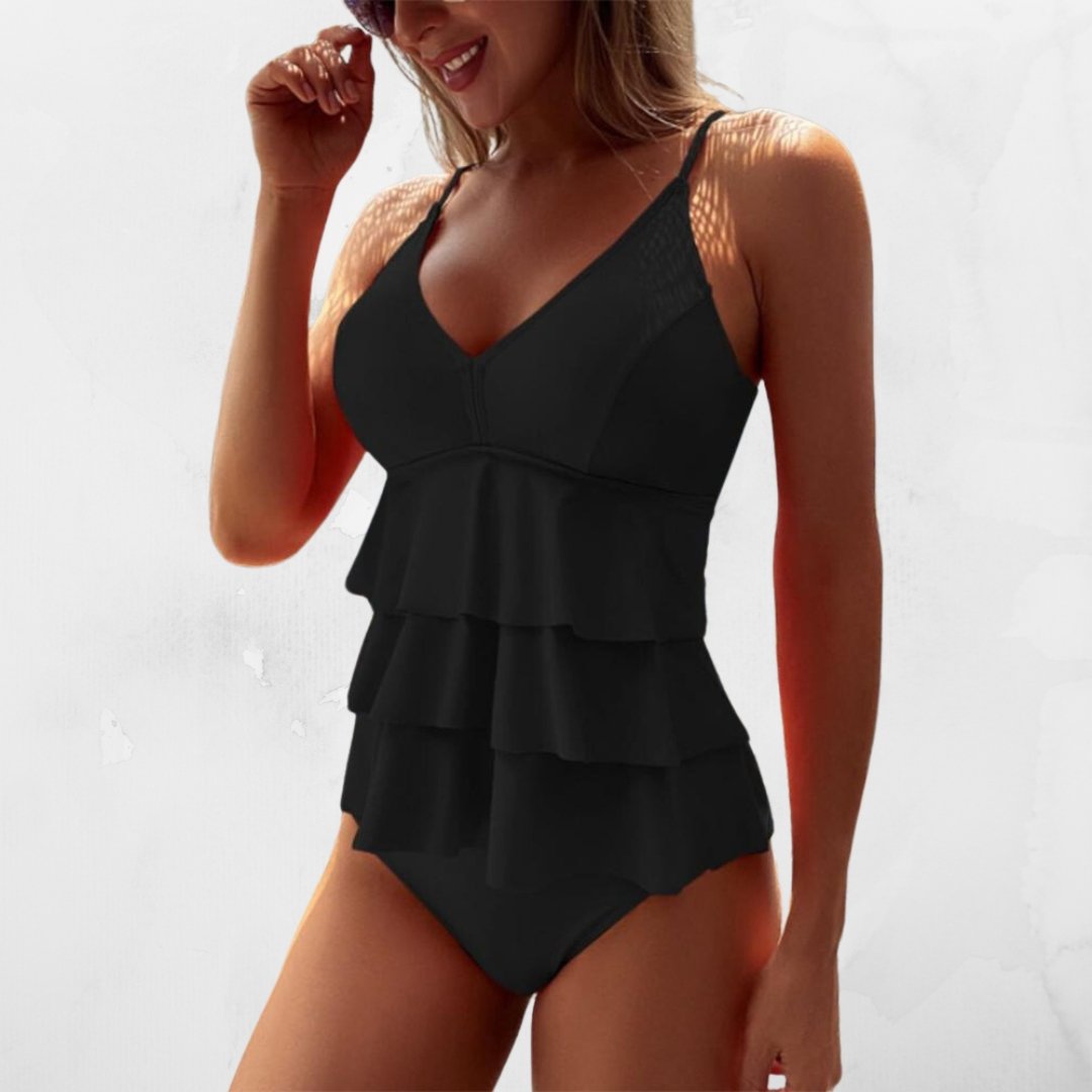 Tessa | Tiered Ruffle Swimwear