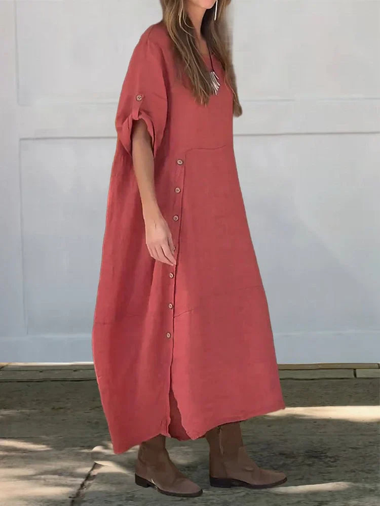 MABEL | Ultra-Comfortable Breathable Cotton Dress - Lizabella Fashion