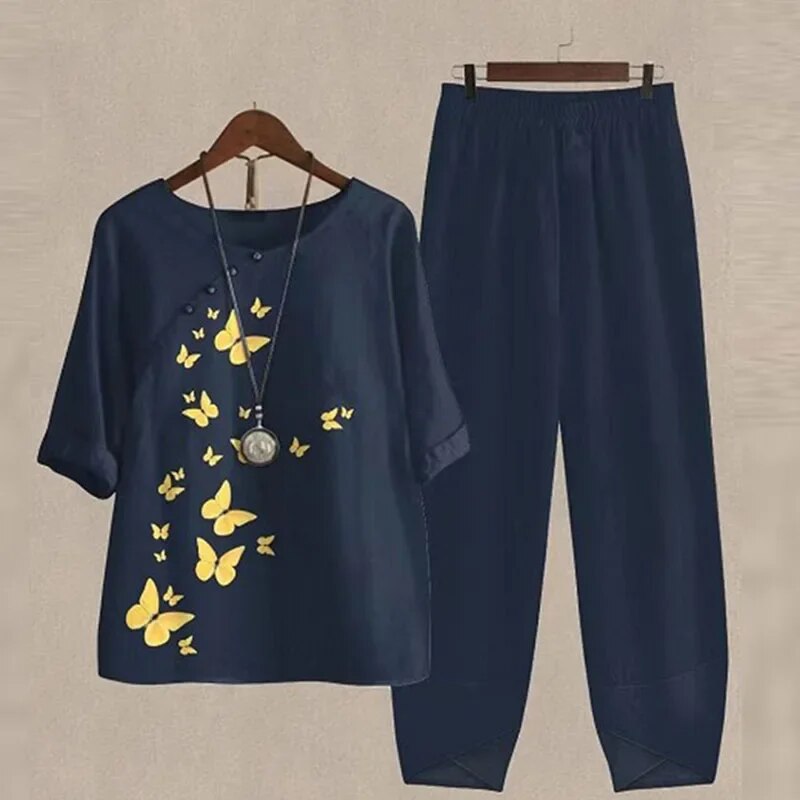 Erica | Modern Printed Outfit - Relaxed Fit for Everyday