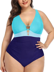 Sienna | Floral Swimsuit – Alluring V-Neckline