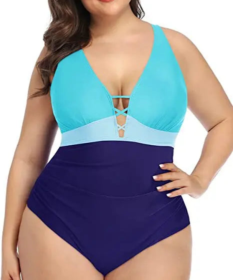 Sienna | Floral Swimsuit – Alluring V-Neckline