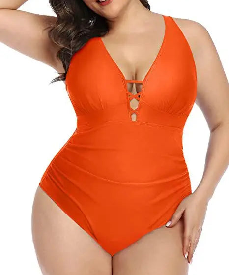 Sienna | Floral Swimsuit – Alluring V-Neckline