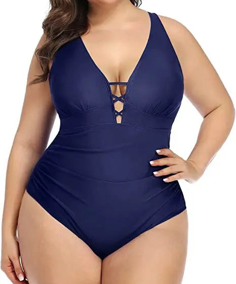 Sienna | Floral Swimsuit – Alluring V-Neckline