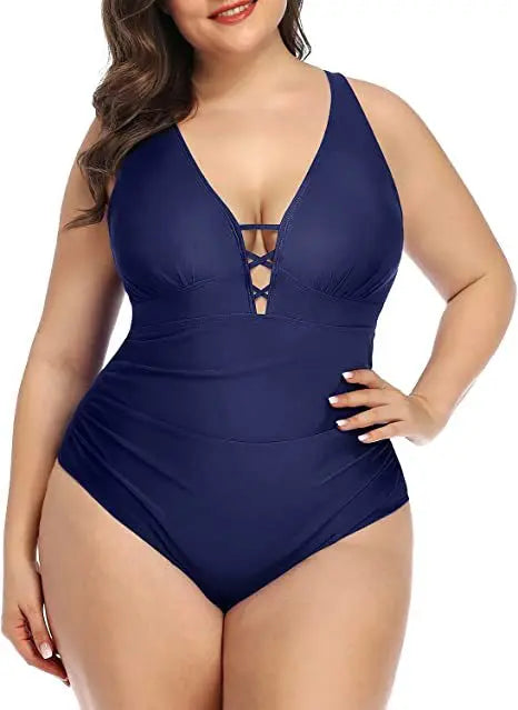 Sienna | Floral Swimsuit – Alluring V-Neckline