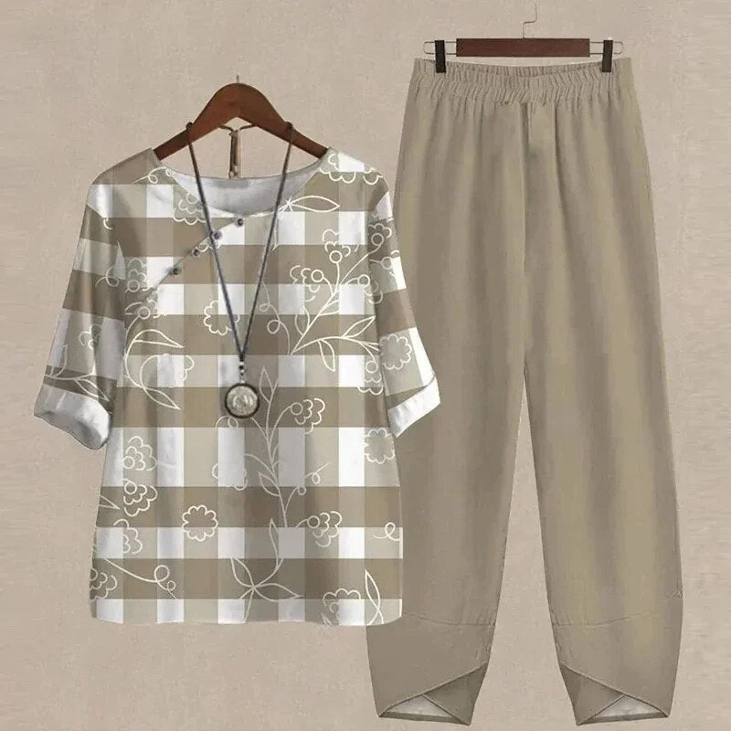 Erica | Modern Printed Outfit - Relaxed Fit for Everyday