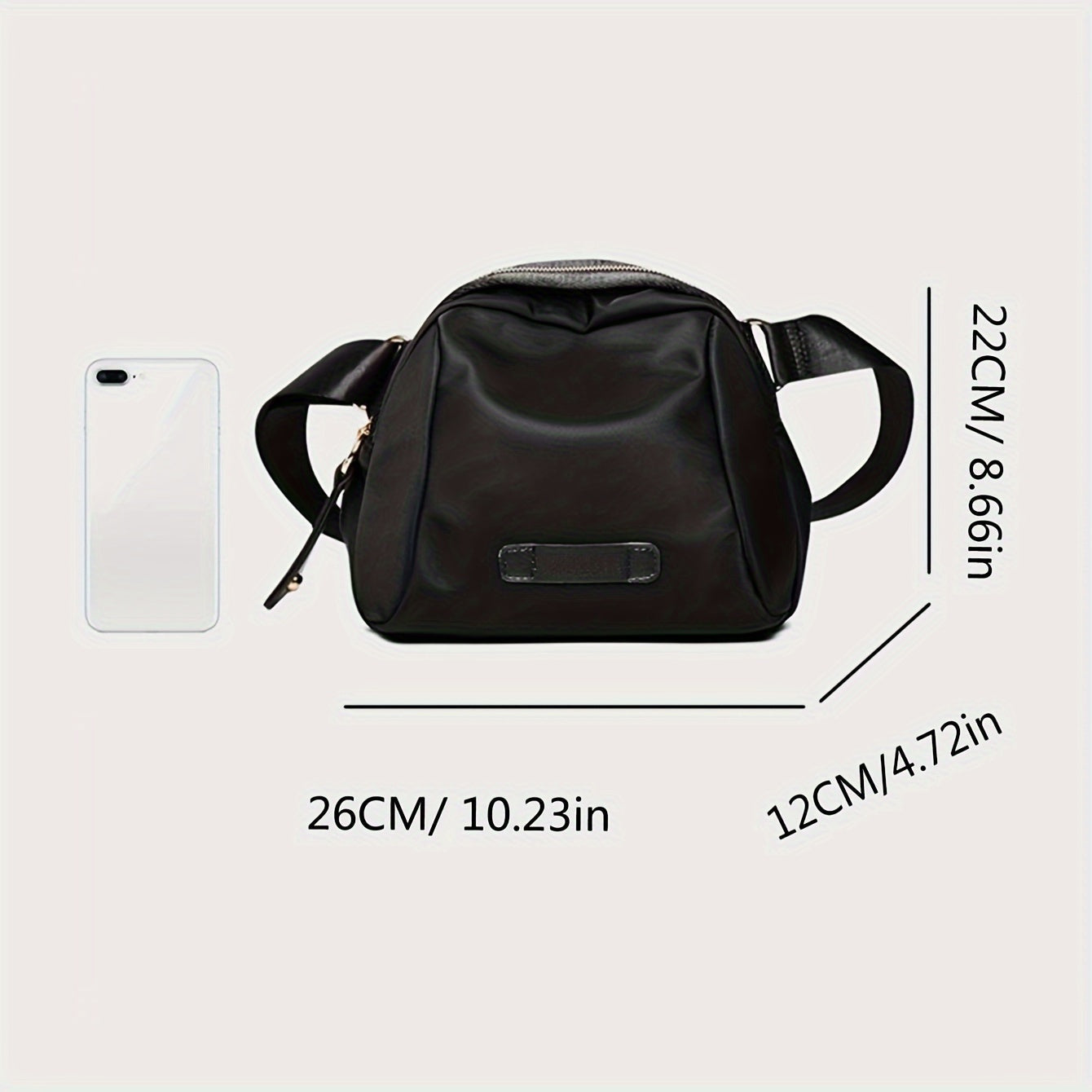 Melina | Anti-Theft Nylon Crossbody Bag