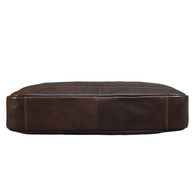 Barrett | Cowhide Leather Crossbody Messenger Work Laptop Handbag