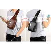Stylish Men's Vintage Anti-Theft Sling Bag