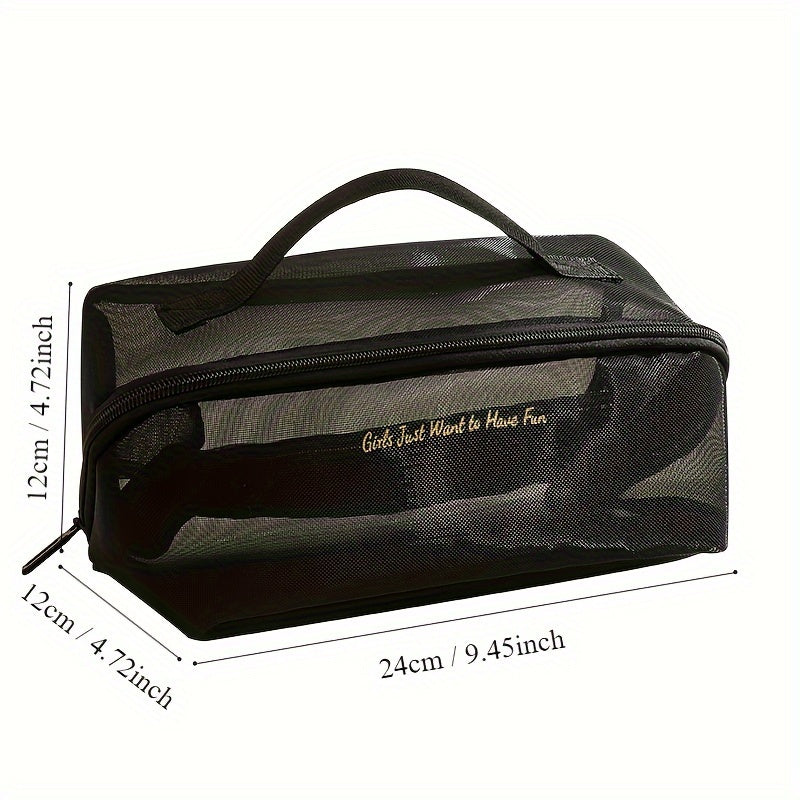 Katelyn | Mesh Travel Toiletry Bag | Large Capacity
