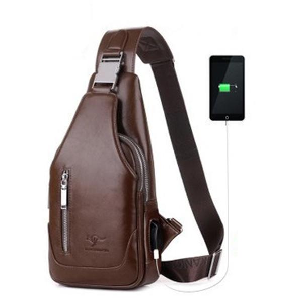 Stylish Men's Vintage Anti-Theft Sling Bag