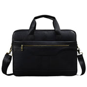 Barrett | Cowhide Leather Crossbody Messenger Work Laptop Handbag