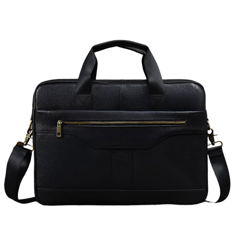 Barrett | Cowhide Leather Crossbody Messenger Work Laptop Handbag