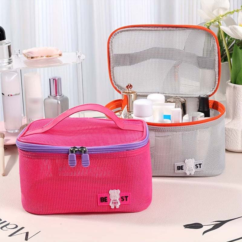 Kimberlie | Portable & Lightweight Multi-Compartments Travel Beauty Bag
