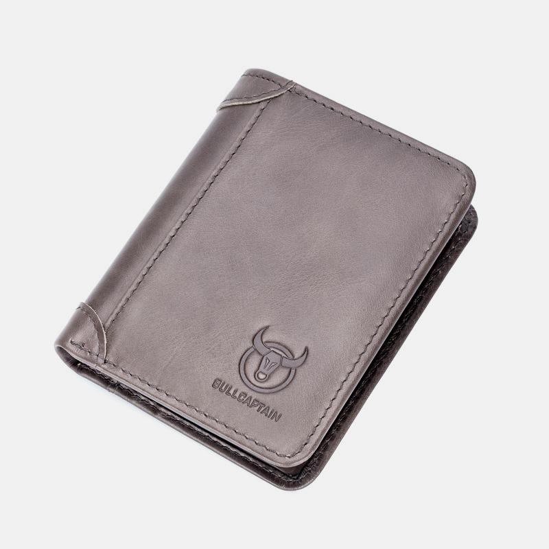 Luxury RFID-Enabled Large Capacity Genuine Leather Bifold Wallet