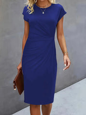 Ava | Chic Crew Neck Dress – Effortless Day-to-Night Sophistication