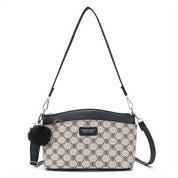 Anaya | Lozenge Print Women's Crossbody Leather Bag