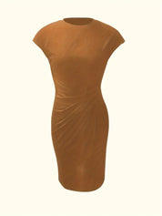 Ava | Chic Crew Neck Dress – Effortless Day-to-Night Sophistication