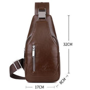 Stylish Men's Vintage Anti-Theft Sling Bag