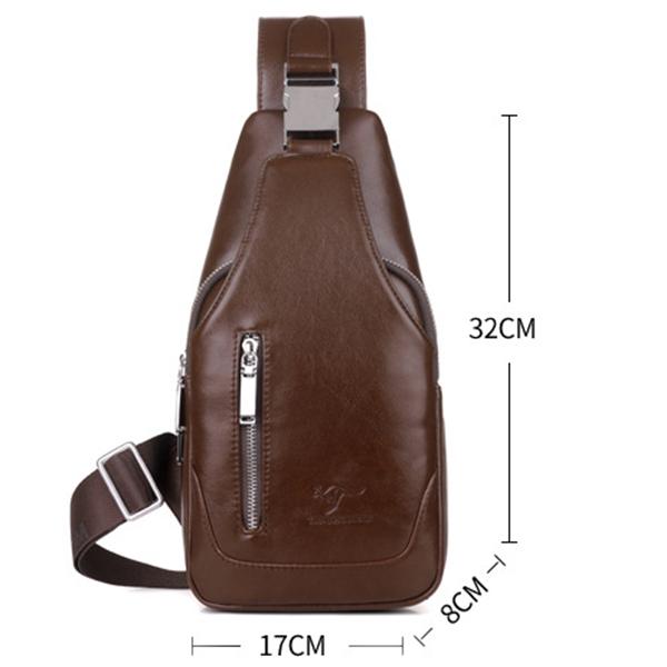 Stylish Men's Vintage Anti-Theft Sling Bag