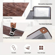 Janiyah | Compact Travel Toiletry Roll Bag