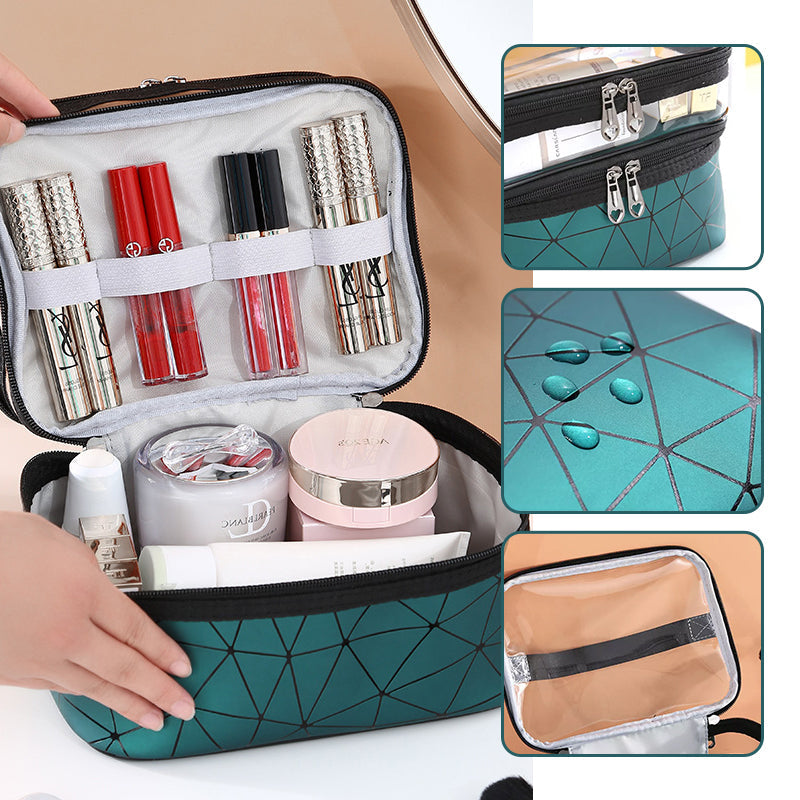 Winona | Lightweight Multiple Pockets & Compartments Cosmetic Organizer
